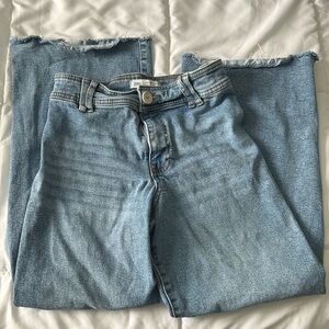Zara girls 10 wide leg denim Jeans